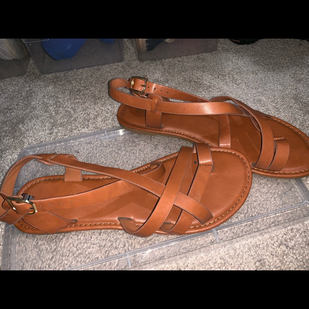 Brown sandals